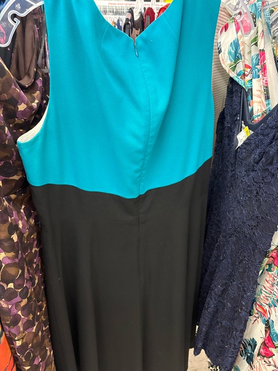 Calvin Klein Turquoise Sheath Dress - Picture 2 of 3